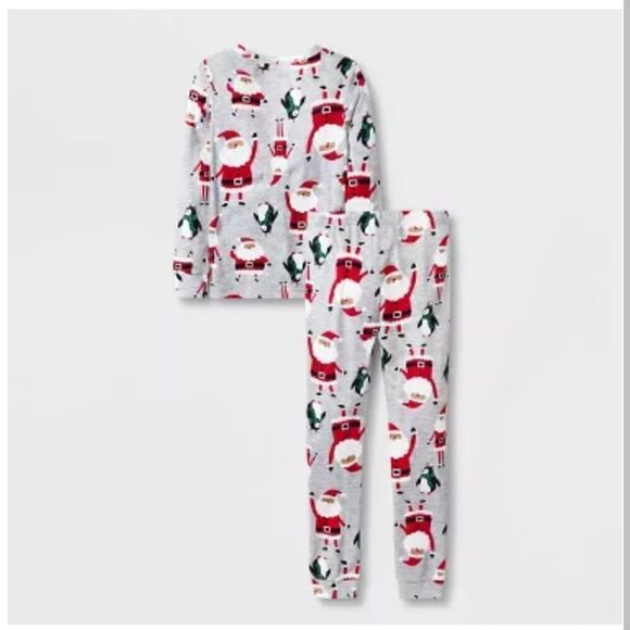 New baby Boy's Santa Christmas pajamas bundle - Picture 6 of 7